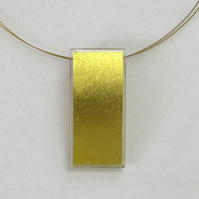 Rectangular pendant 4 x 2.2 cm (L4P), also available smaller 3 x 1.5 cm (L3P), 2.2 x.0.9 cm (L0P)